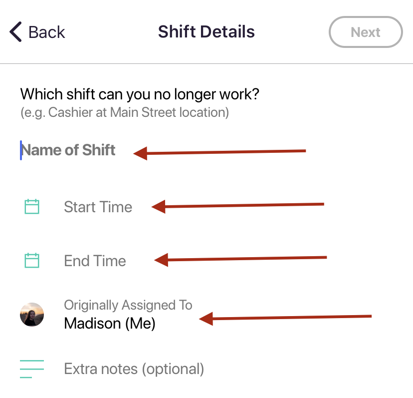 How to create a shift swap Coast App Help Center